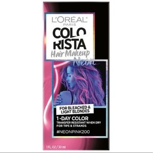 🔥5/$25🔥L’Oreal Colorista Hair Makeup - Neon Pink
